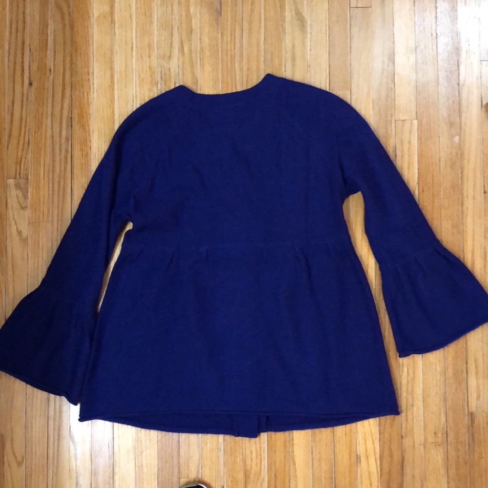 Women’s Aqua purple cashmere cardigan sweater size M - Picture 9 of 9